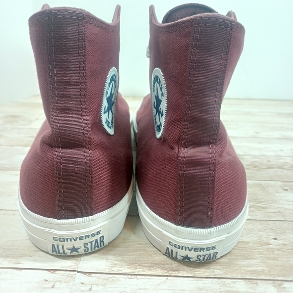 Converse Chuck Taylor II (discontinued) High Tops Maroon Lunarlon Men's Size 13 - Picture 9 of 15